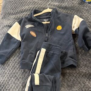 Carter's Blue and Cream Kids' Tracksuit